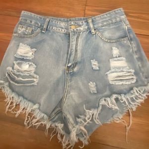 Jean shorts